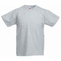 14 år / 164 cm - Billige Ensfarvet T-Shirts Til Børn - Grå