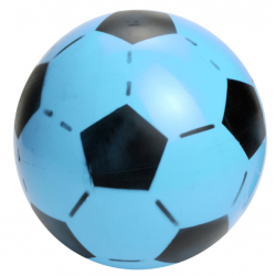Plastik Fodbold Til Børn Ø 20 cm Blå