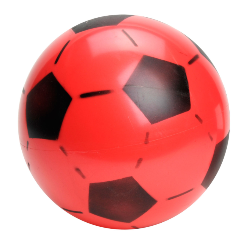 Plastik Fodbold Til Børn Ø 20 cm Rød : Pumpes - Nej tak det gør jeg selv: 0,-
