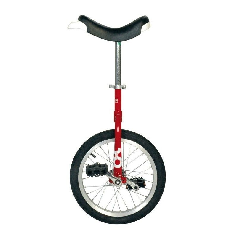 16" QU-AX Ethjulet Cykel Rød