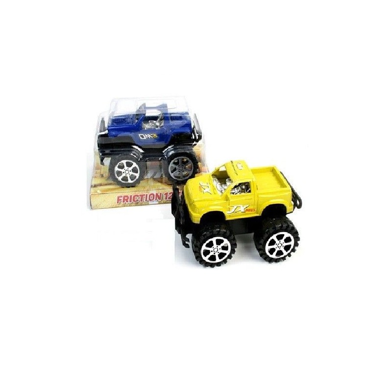 Stor Friktion Jeep 12 cm : Farve - Gul