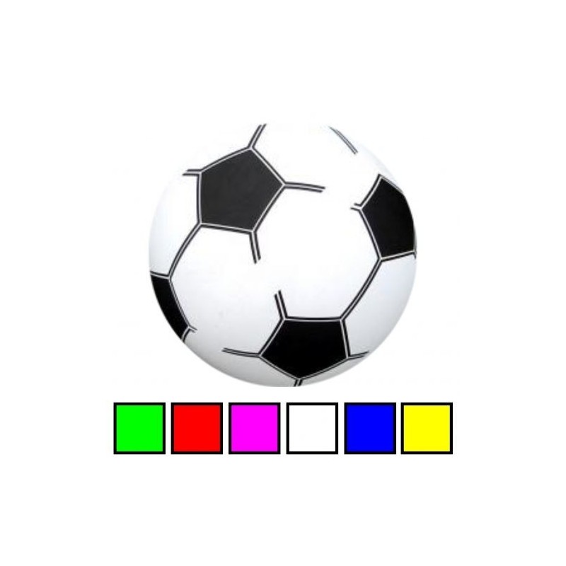 PVC Plast Fodbold Til Børn Ø 20 cm : Pumpes - Nej tak det gør jeg selv: 0,-, Farve - Gul