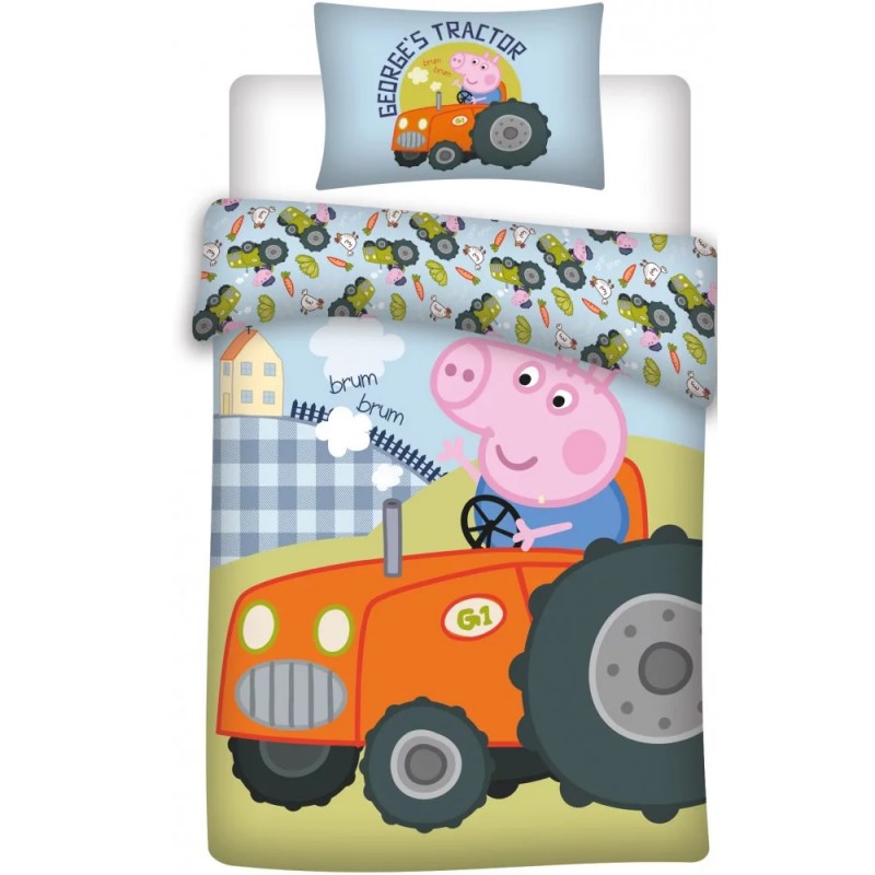 Peppa Pig sengetøj Gustav Gris