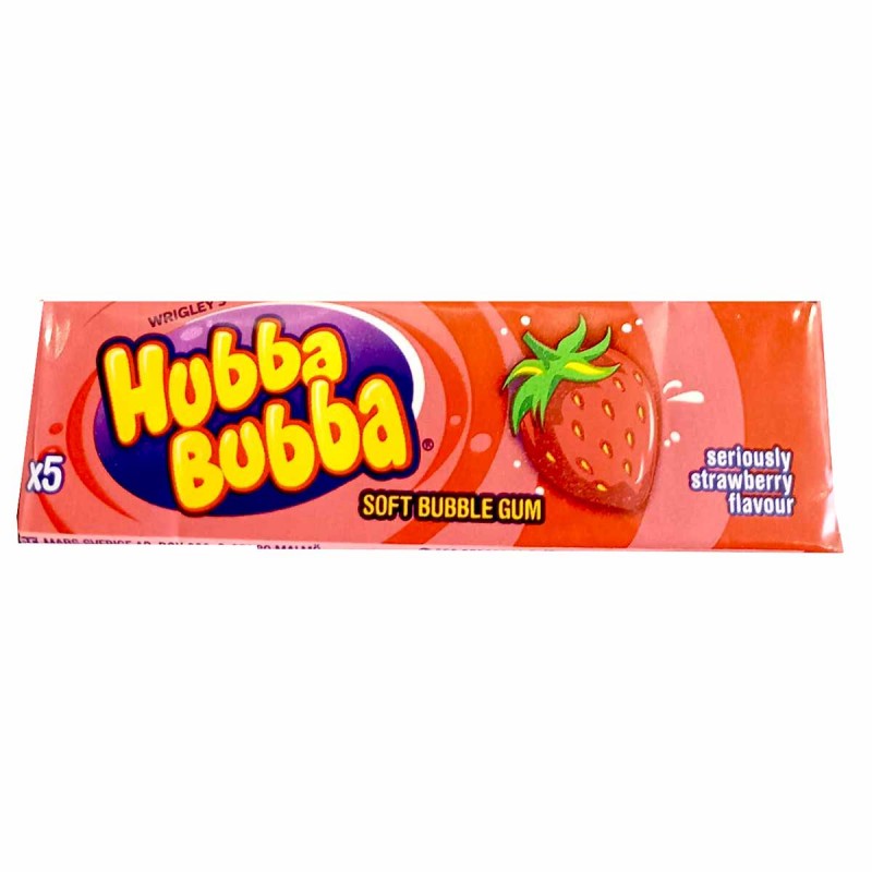 Hubba Bubba Tyggegummi med jordbær smag