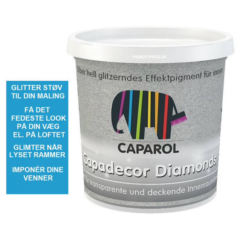 Glitter pulver Til Maling - Caparol Capadecor Diamonds 75 gram