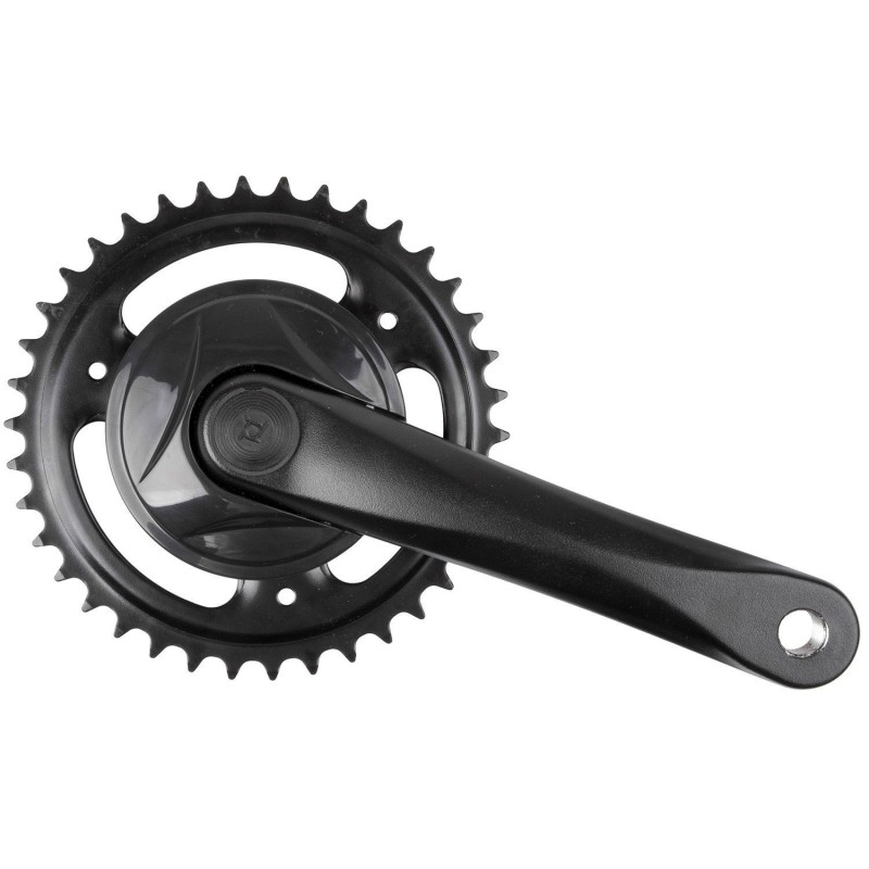 Kranksæt 38T med 170 mm arme - 3/32" Sort
