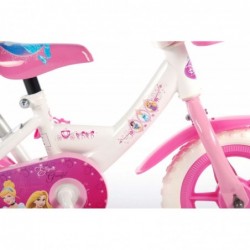 Disney Prinsesser Cykel 10" Med Støttehjul 2-4 År. : Cyklen samlet - Nej Tak - Jeg samler selv og klargøre cyklen 0 DKK
