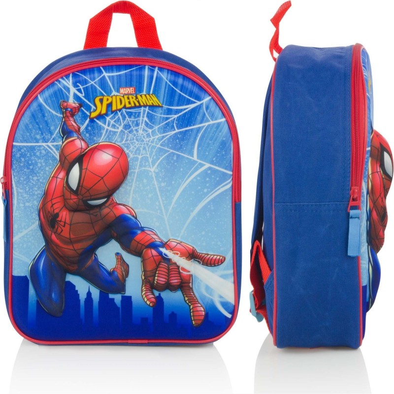 udstilling Sporvogn Sprællemand Spiderman 3D Taske Til Børn 31 x 25 x 12 cm