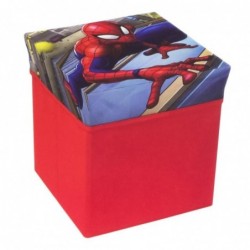 Spiderman Opbevaringsboks og Puff 31x31x33 cm