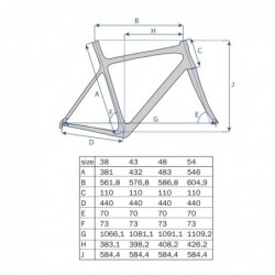 27.5" MTB Ramme Aluminium Shape Mat Sort : Stel Størrelse - 19" (48 cm)