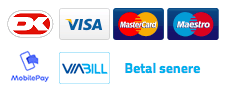 Betal sikkert med kreditkort og MobilePay